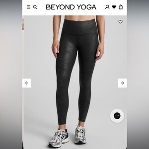 Beyond Yoga Leatherette Leggings high-waisted midi
